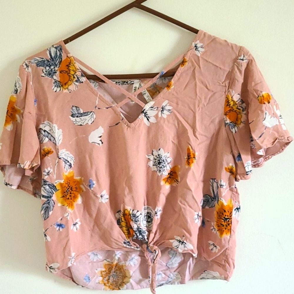 Pink mudd croptop